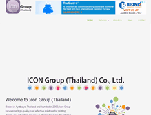 Tablet Screenshot of icongroupthailand.com